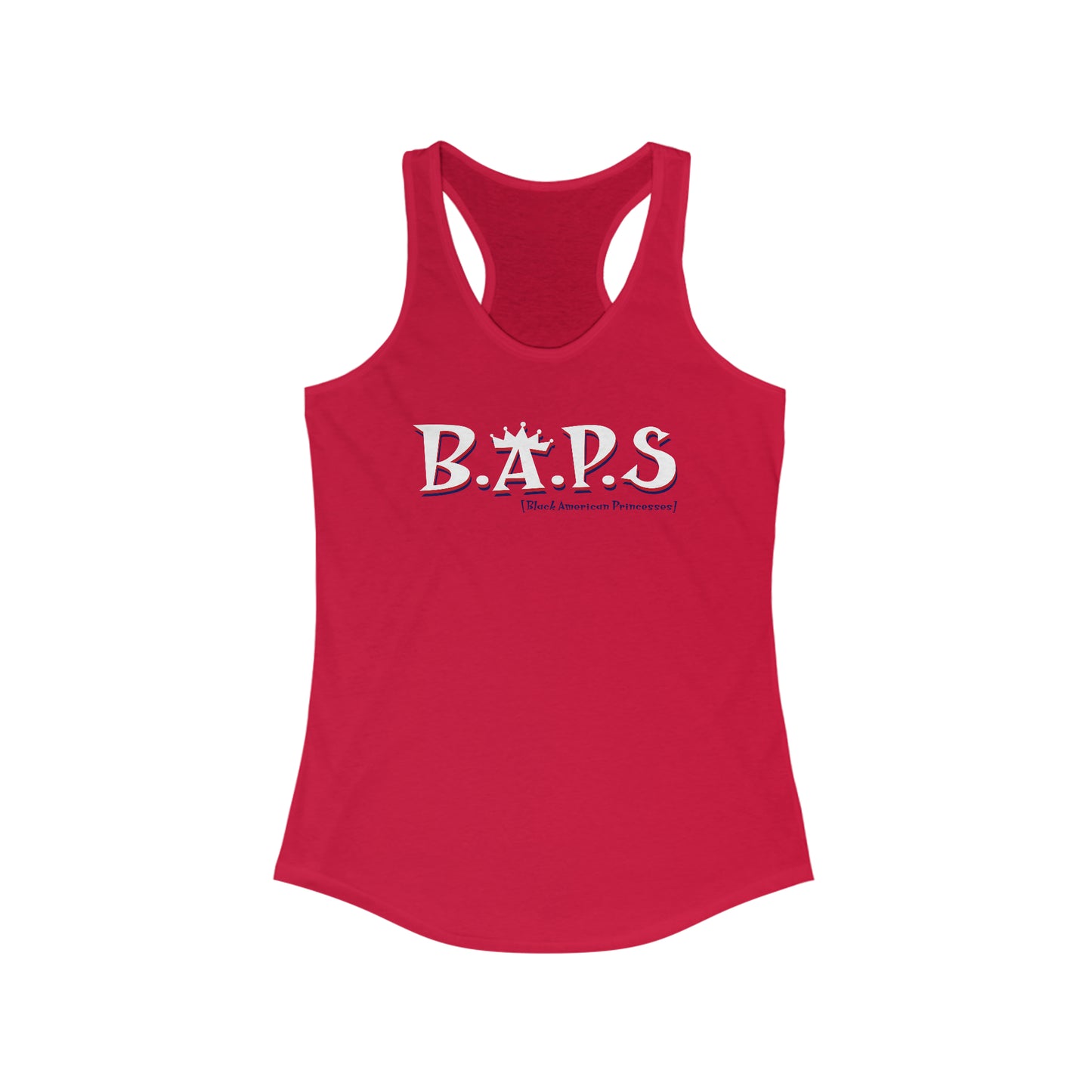 Black American Princesses Women's Racerback Tank Top - Red