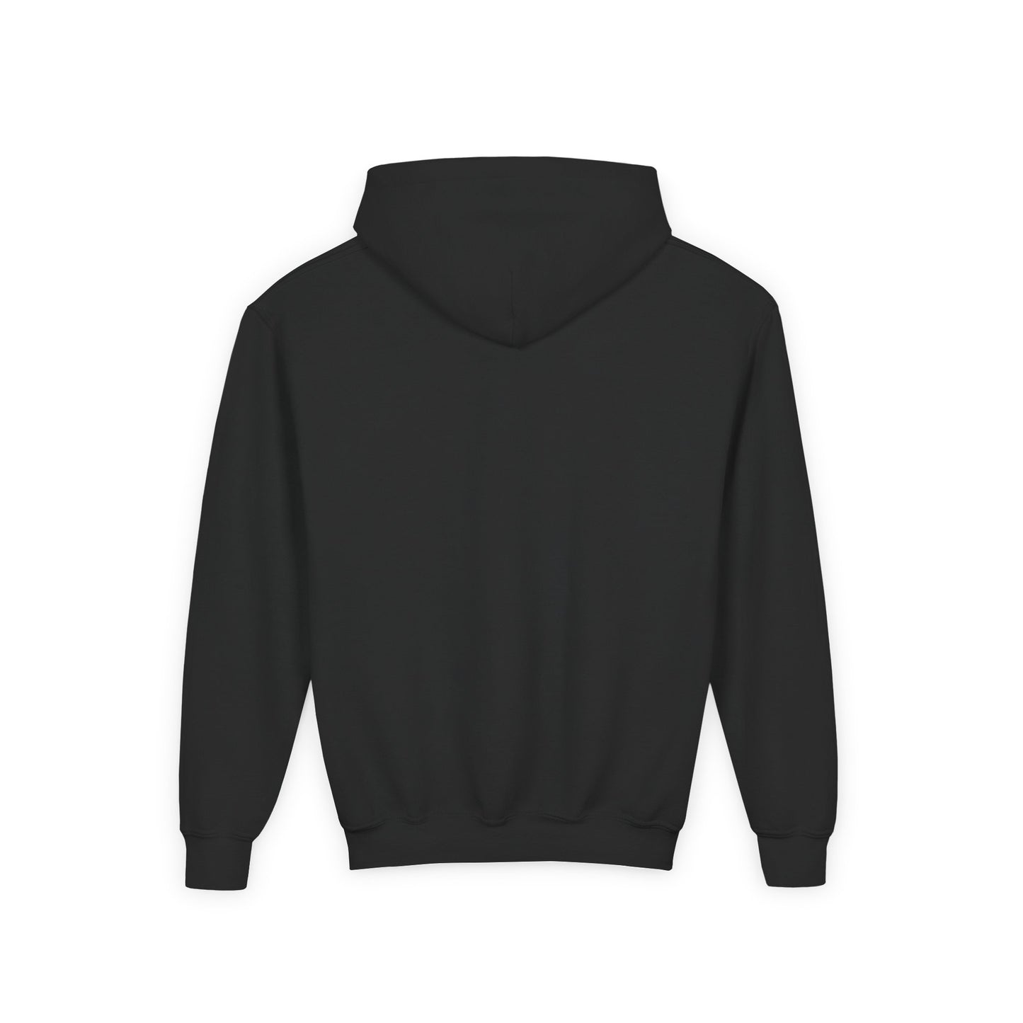 Regular Black Youth Hoodie - Black