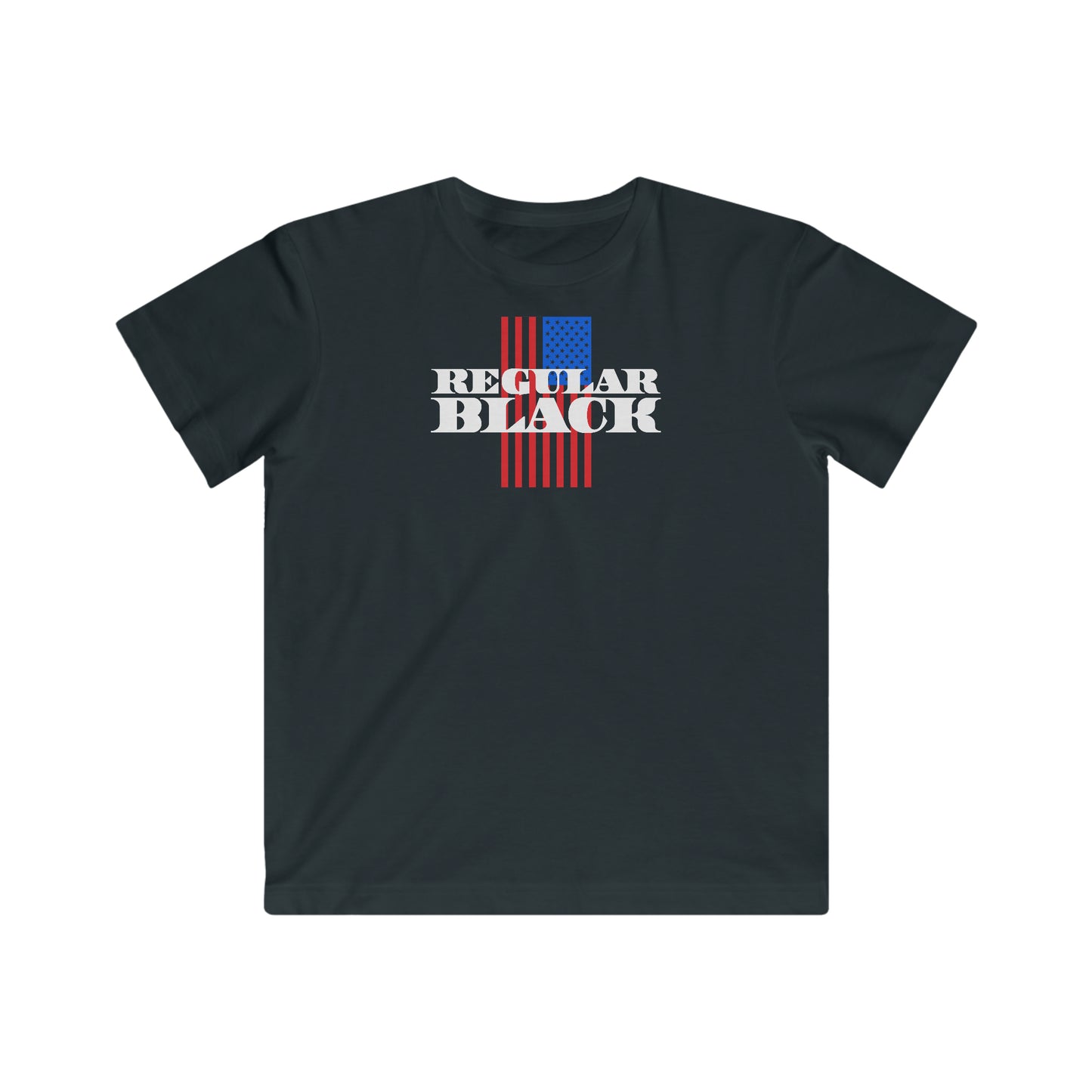 Regular Black Youth Tee - Black