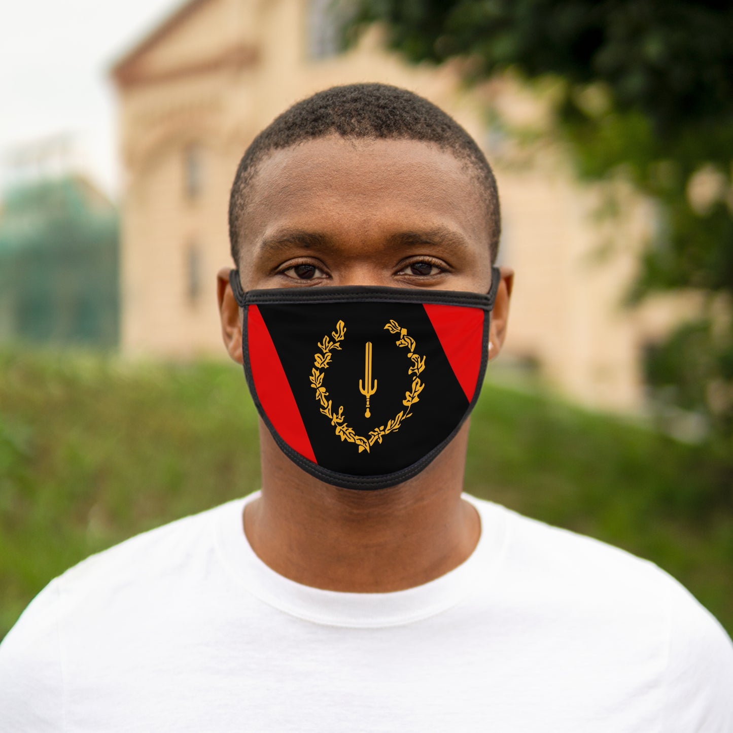 Black American Heritage Flag Classic Face Mask