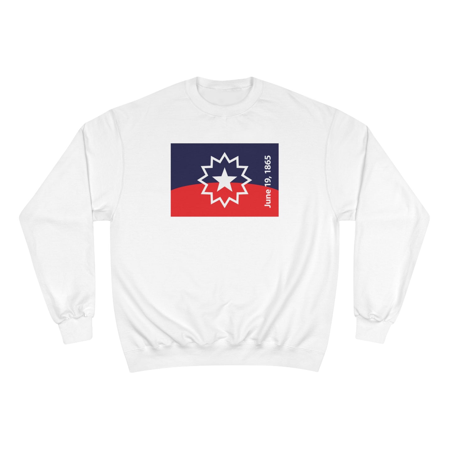 Juneteenth Flag Women's Sweatshirt - White