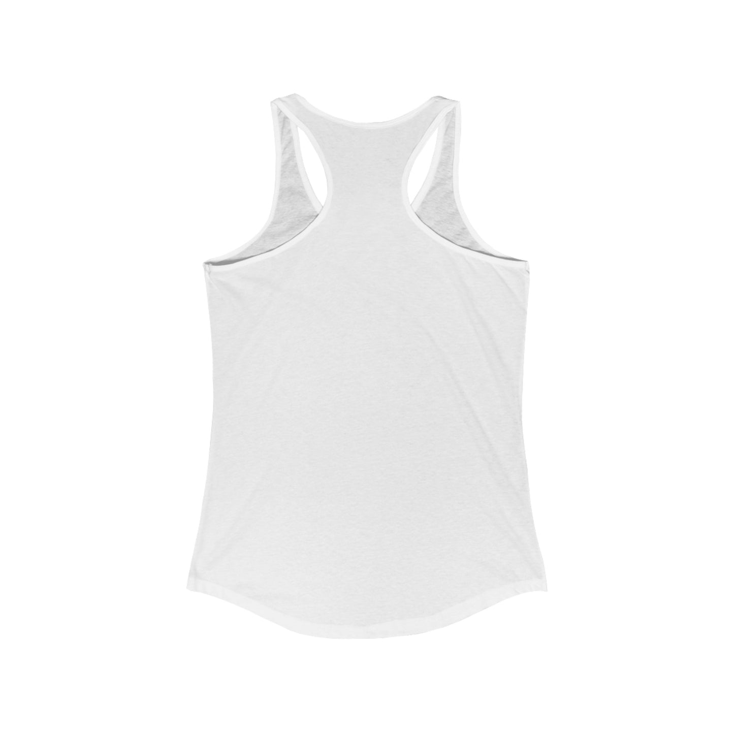 Louisiana Creole Flag Women's Racerback Tank Top - White