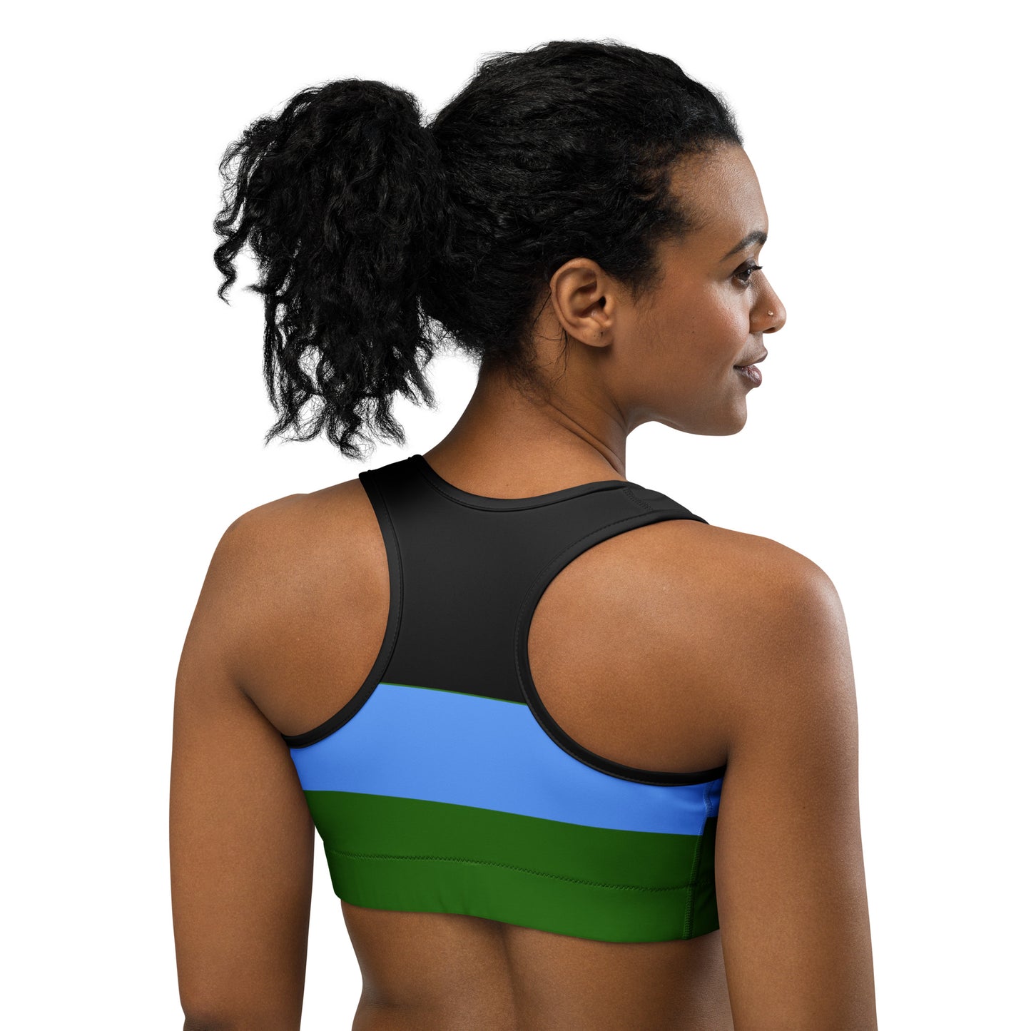 Gullah Geechee Flag Sports Bra
