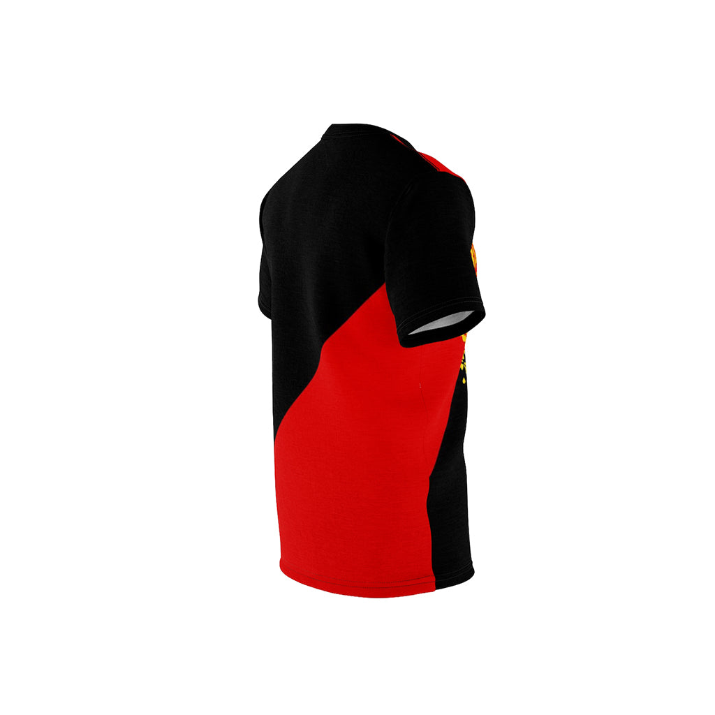 Black American Heritage Flag All Over Tee - Multi