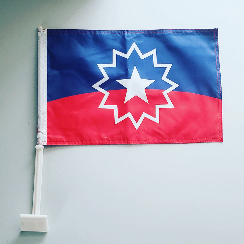 Juneteenth Double-Sided Car Flag
