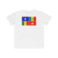 Louisiana Creole Flag Youth Tee - White