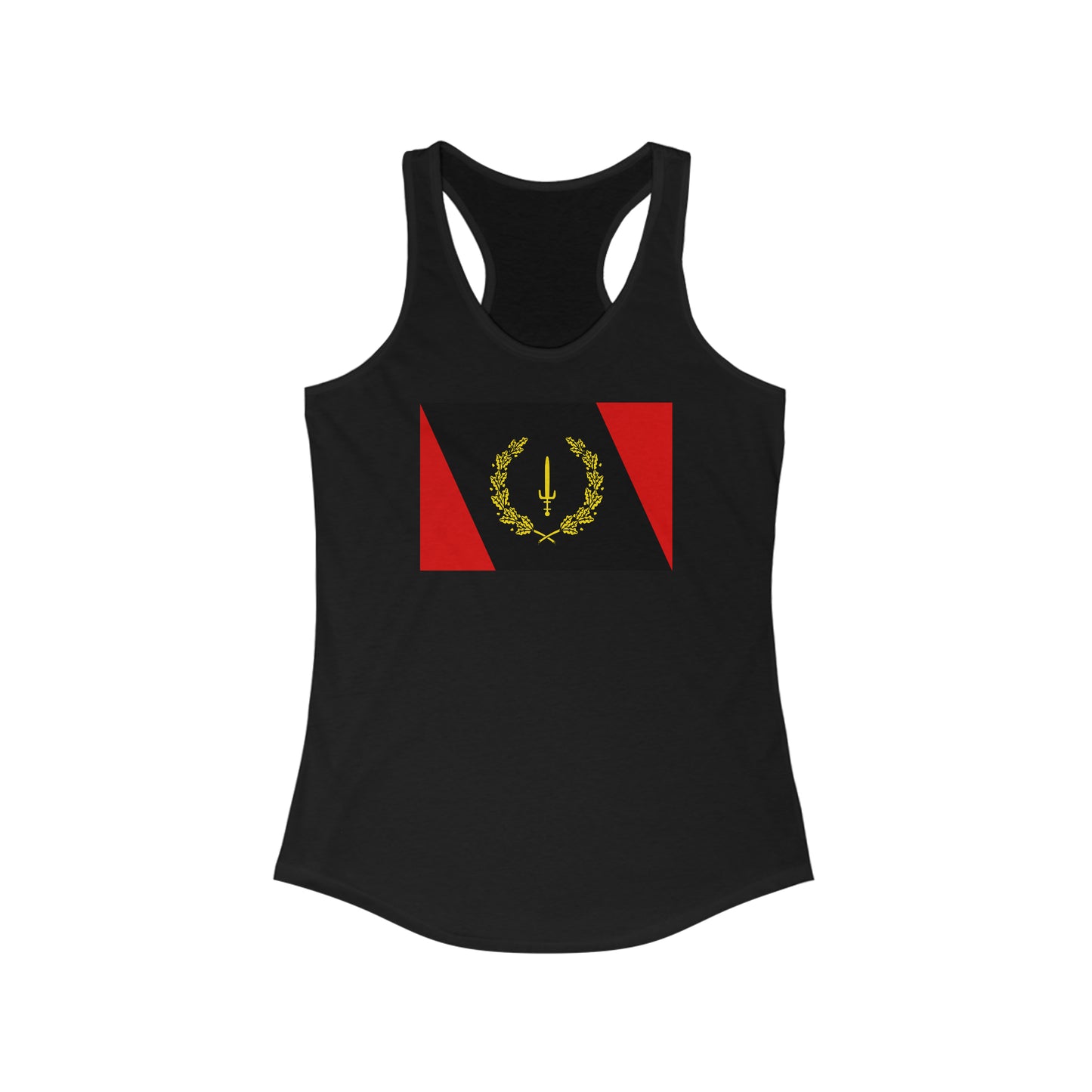 Black American Heritage Flag Women's Racerback Tank Top