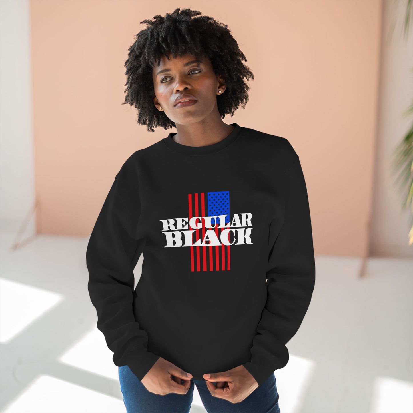 Regular Black Women's Sweatshirt - Black