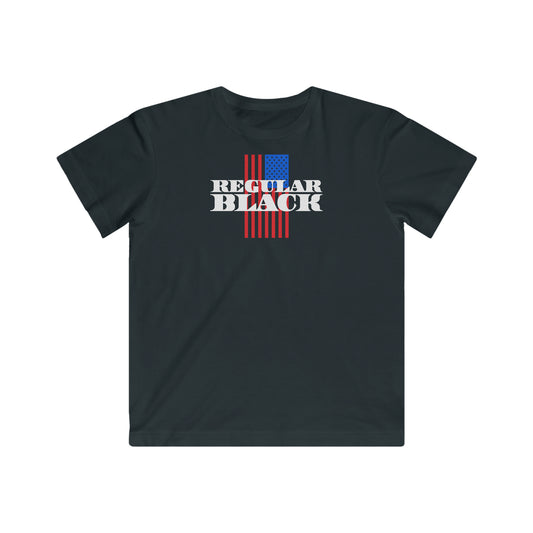 Regular Black Youth Tee - Black