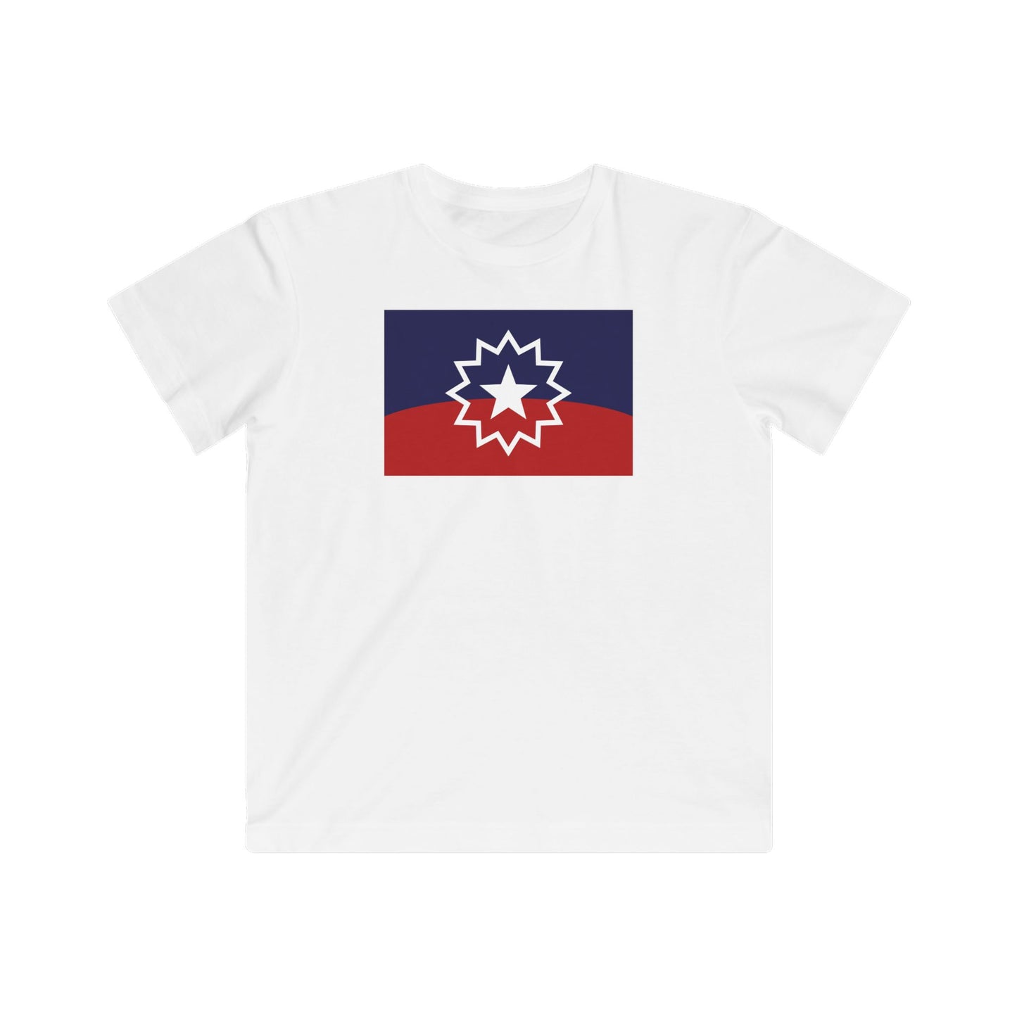 Juneteenth Flag Youth Tee - White