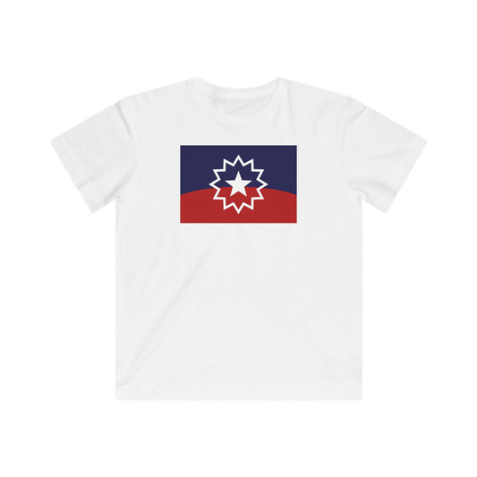 Juneteenth Flag Youth Tee - White