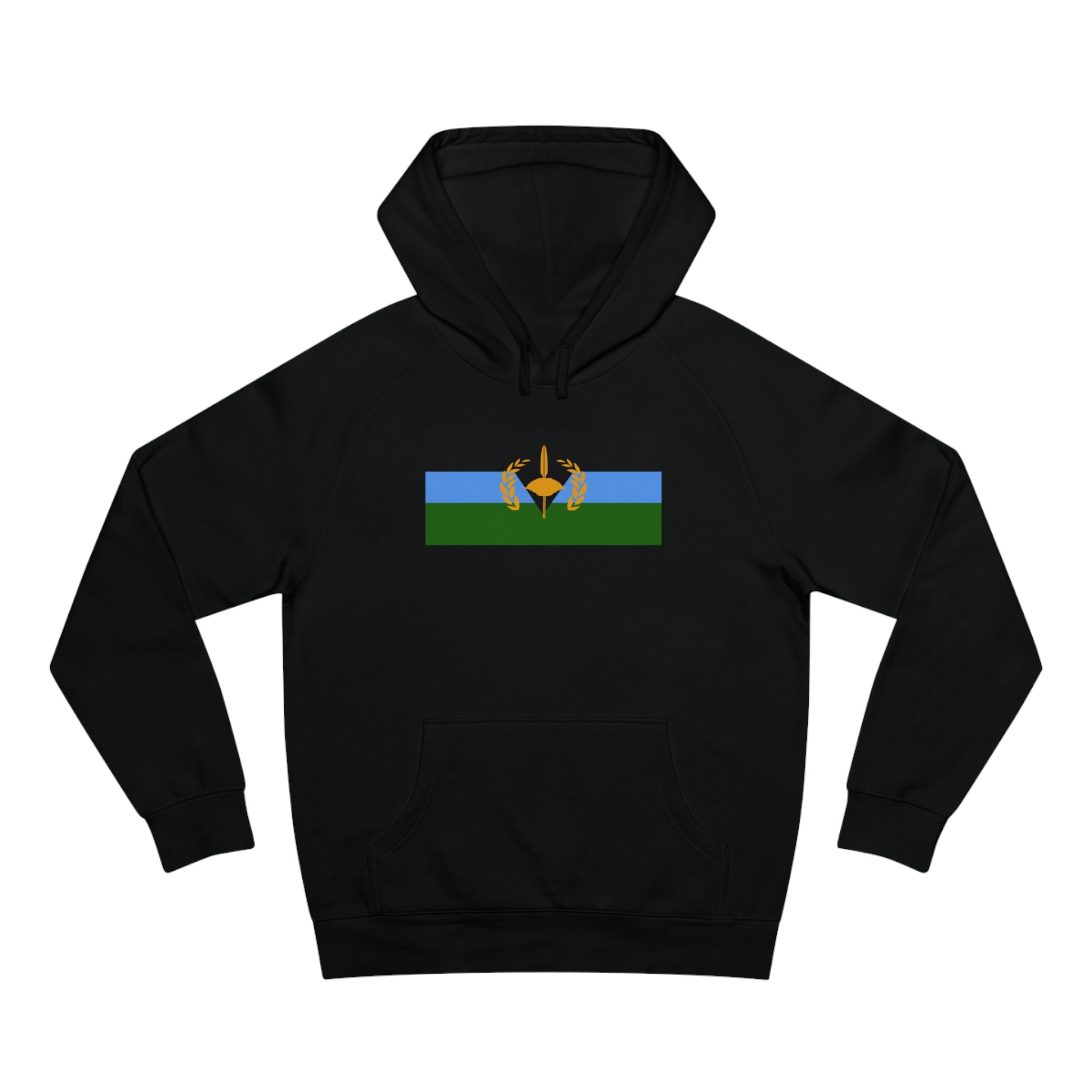 Gullah Geechee Flag Premium Women's Hoodie - Black