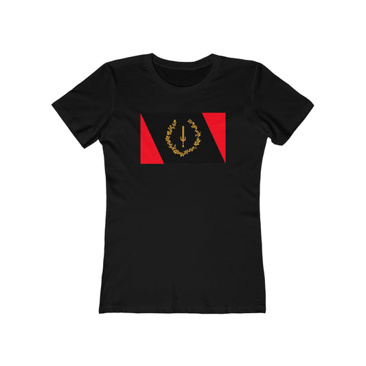 Black American Heritage Flag Classic Women's Tee - Black