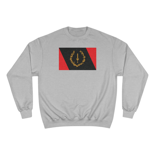 Black American Heritage Flag Classic Sweatshirt - Sports Gray
