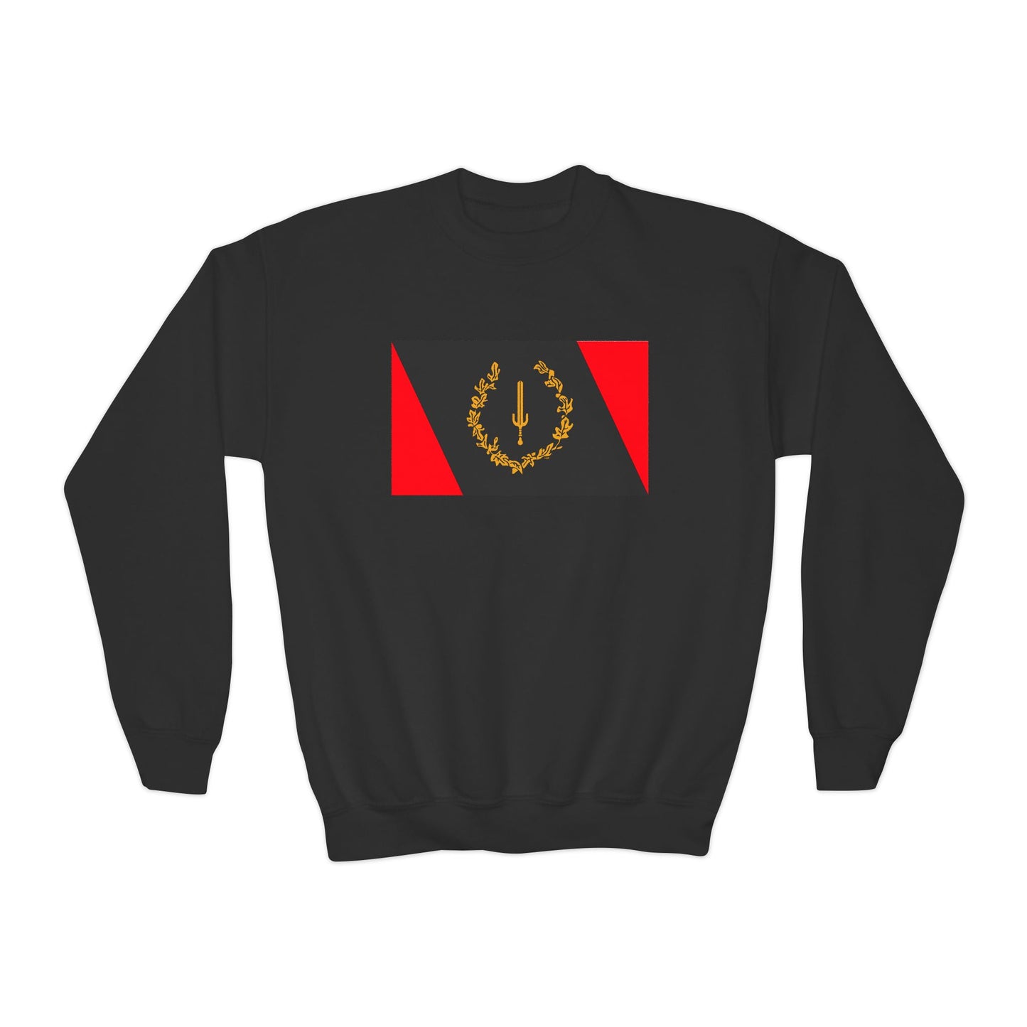 Black American Heritage Flag Classic Youth Sweatshirt - Black