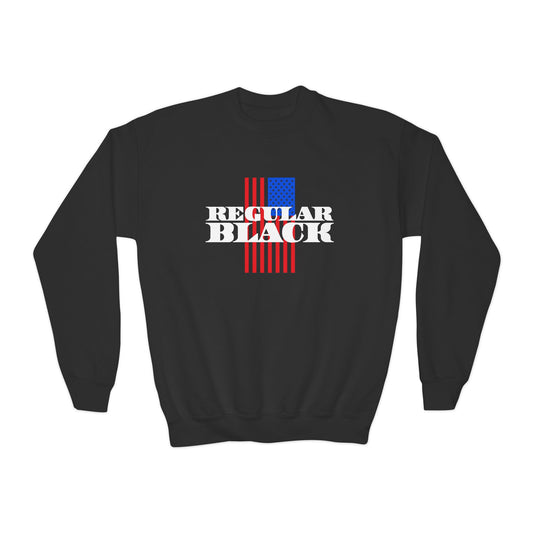 Regular Black Youth Sweatshirt - Black