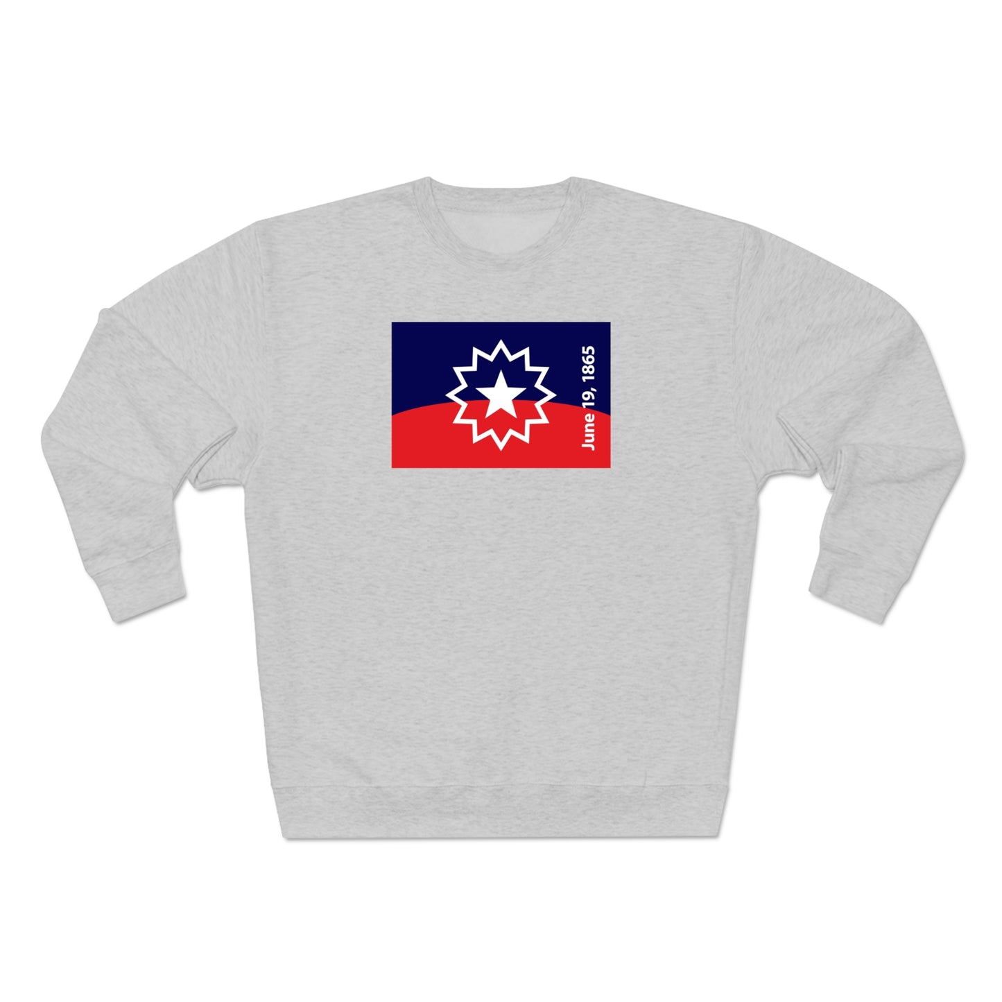 Juneteenth Flag Women's Sweatshirt - Heather Grey