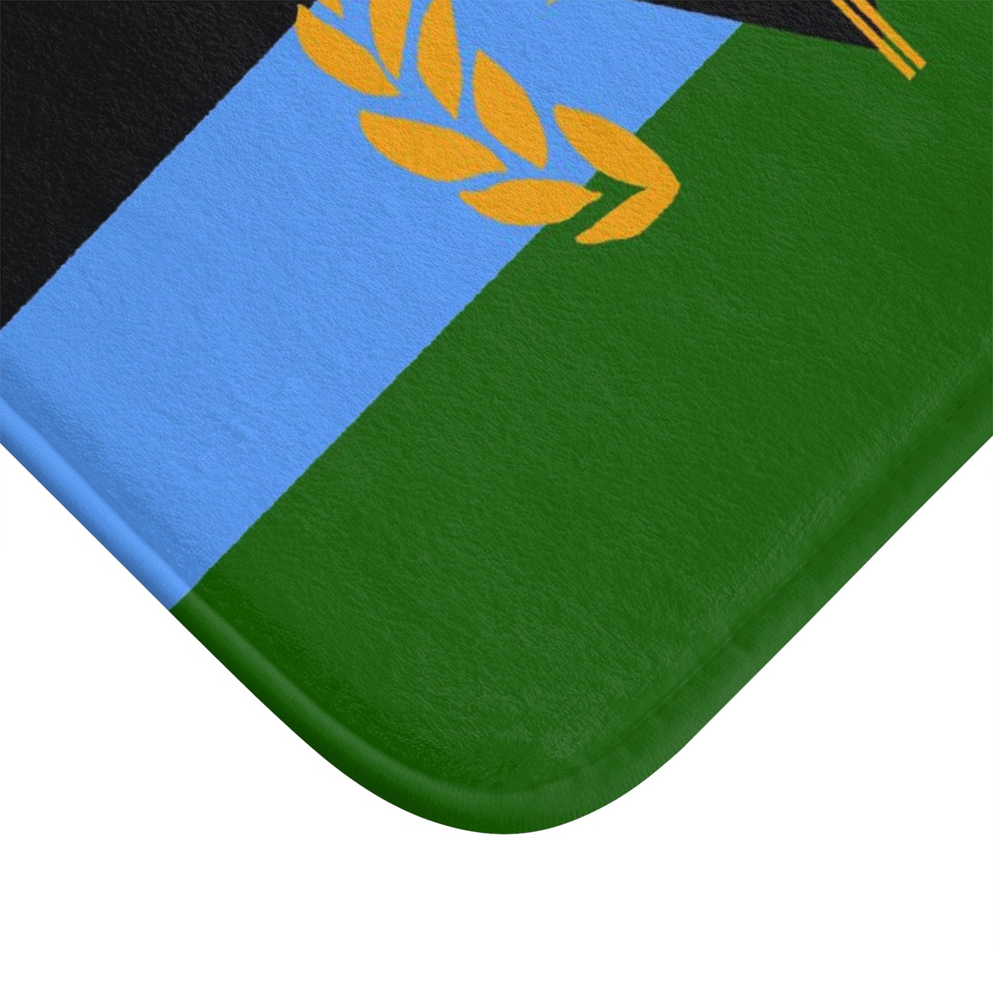 Gullah Geechee Flag Bath Mat