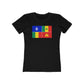 Louisiana Creole Flag Women's Tee - Black