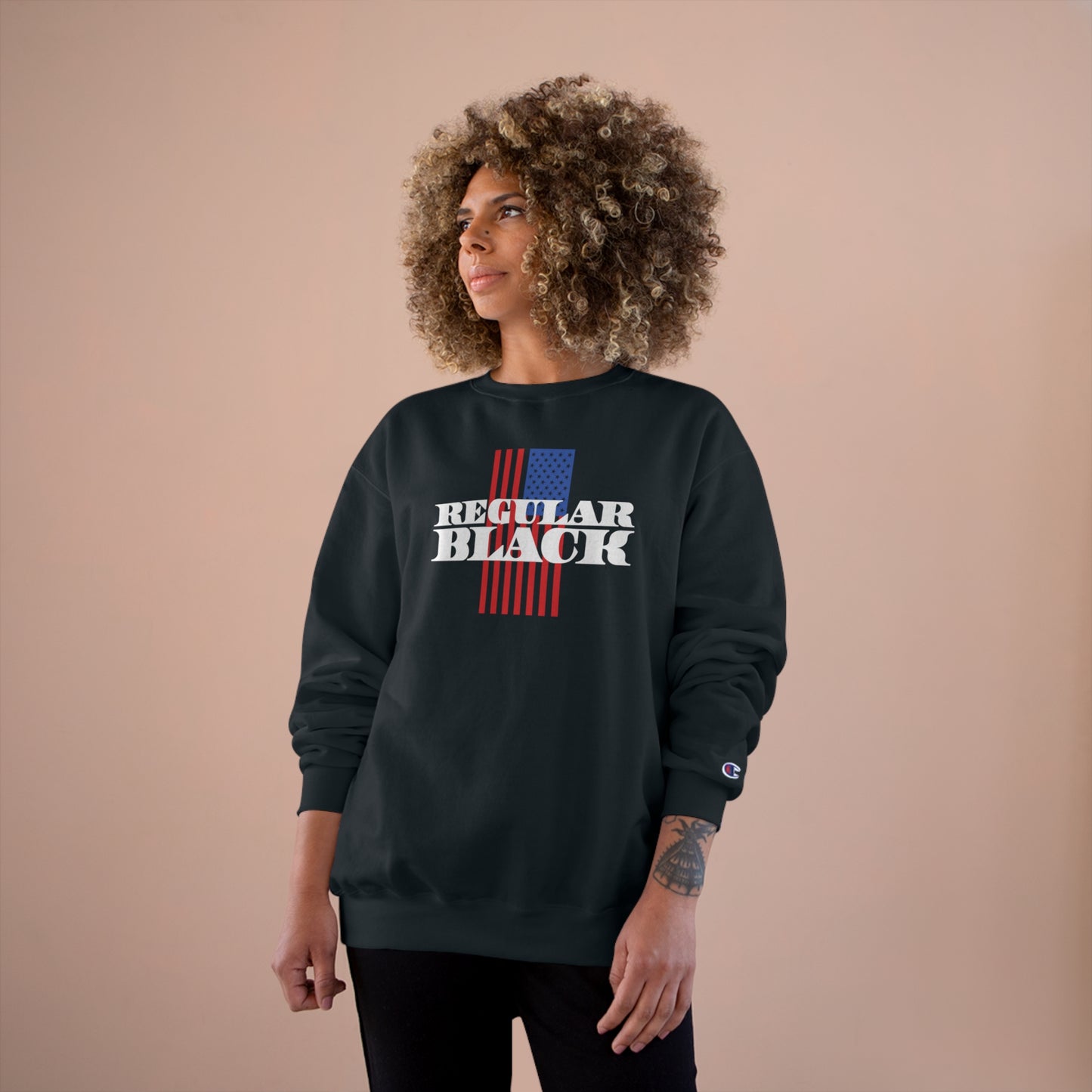 Regular Black Women's Sweatshirt - Black