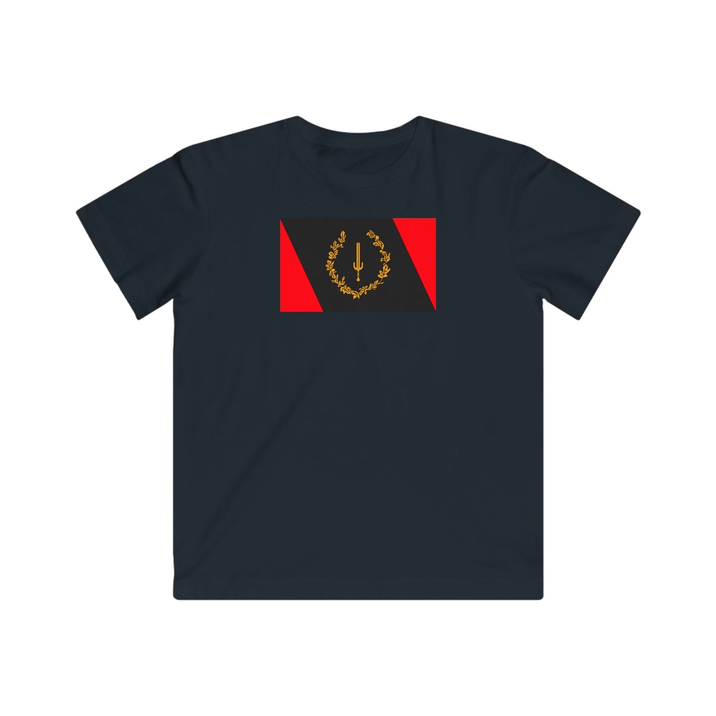 Black American Heritage Flag Classic Youth Tee - Black