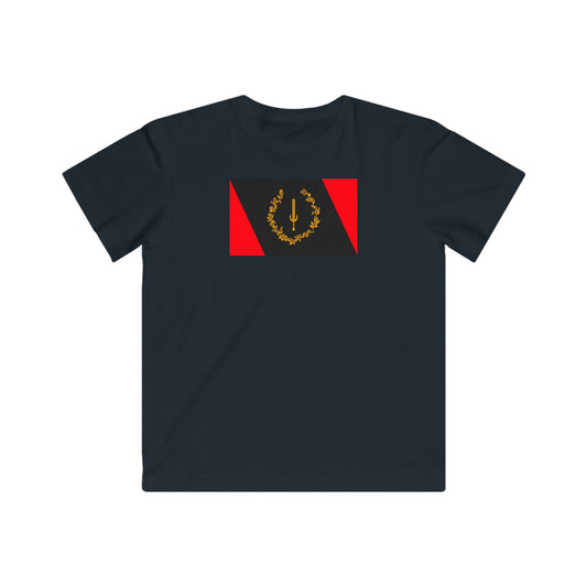 Black American Heritage Flag Classic Youth Tee - Black