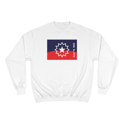 Juneteenth Flag Sweatshirt - White