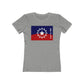 Juneteenth Flag Women's Tee - Heather Grey