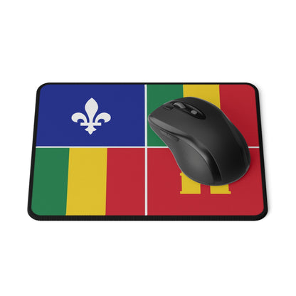 Louisiana Creole Flag Mouse Pad