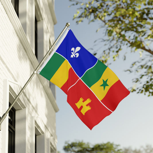 Louisiana Creole Flag - Double Sided
