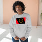 Black American Heritage Flag Classic Women's Sweatshirt - Heather Grey