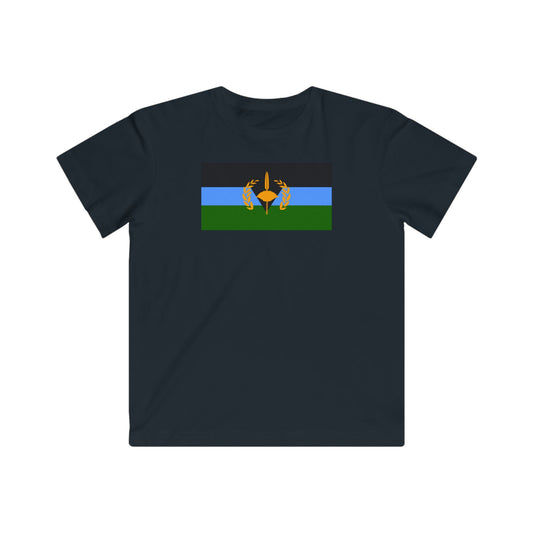 Gullah Geechee Flag Youth Tee - Black