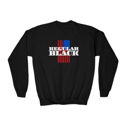 Regular Black Youth Sweatshirt - Black