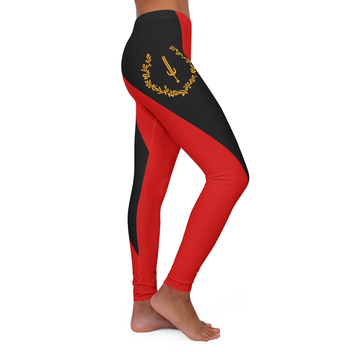 Black American Heritage Flag Classic Women's Leggings
