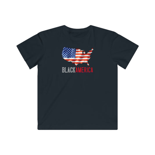 Black America Youth Tee - Black