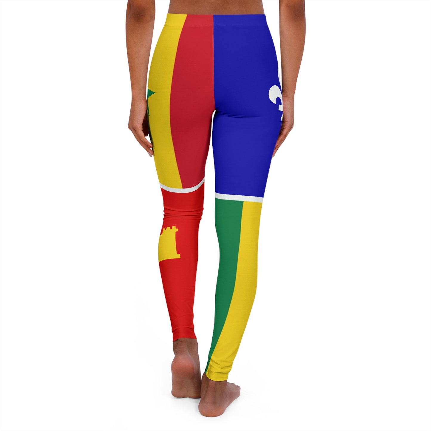 Louisiana Creole Flag Women's Leggings