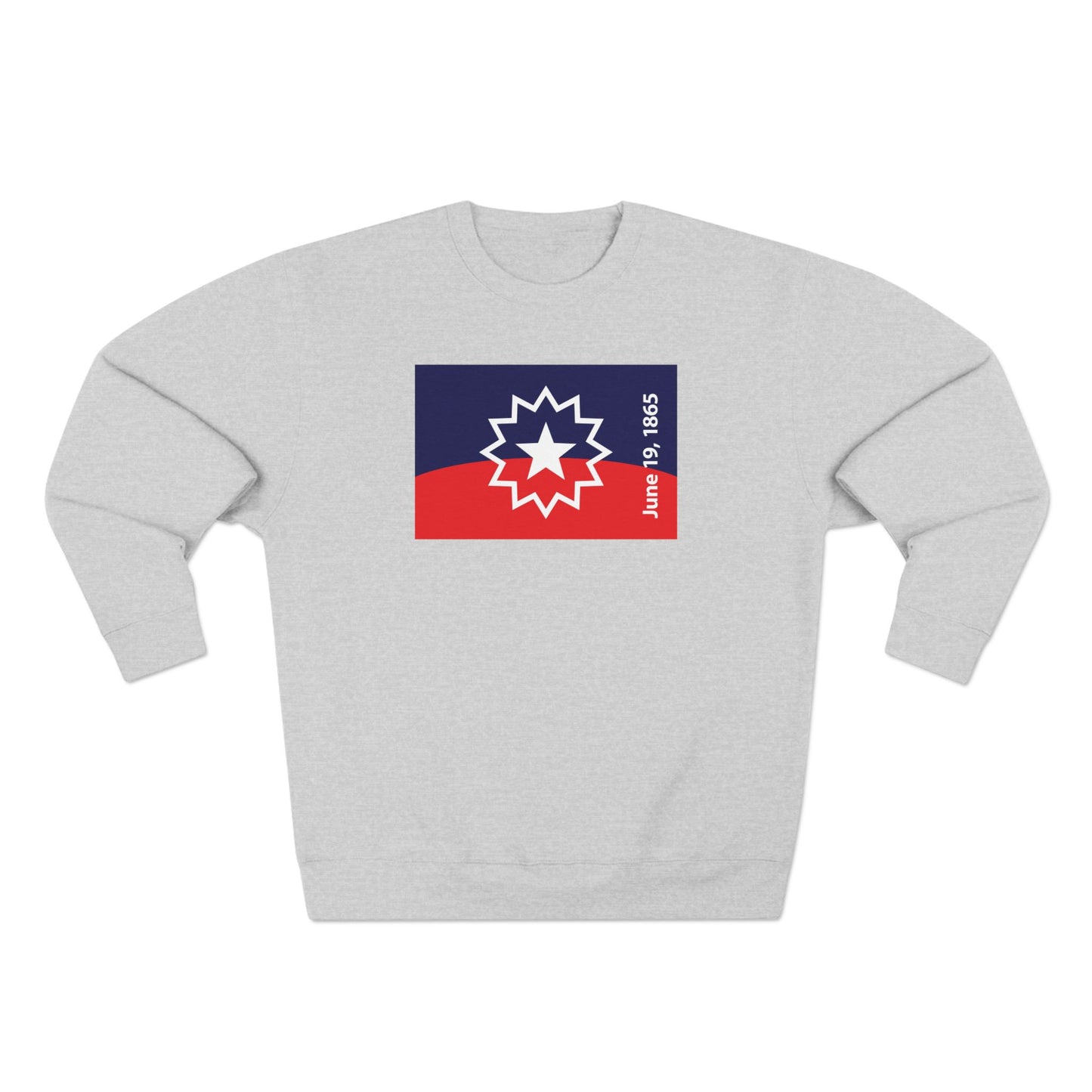 Juneteenth Flag Women's Sweatshirt - Heather Grey