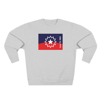 Juneteenth Flag Women's Sweatshirt - Heather Grey