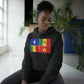 Louisiana Creole Flag Premium Hoodie - Black