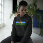 Gullah Geechee Flag Premium Women's Hoodie - Black