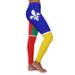 Louisiana Creole Flag Women's Leggings