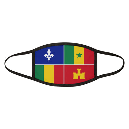 Louisiana Creole Flag Face Mask