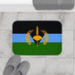 Gullah Geechee Flag Bath Mat