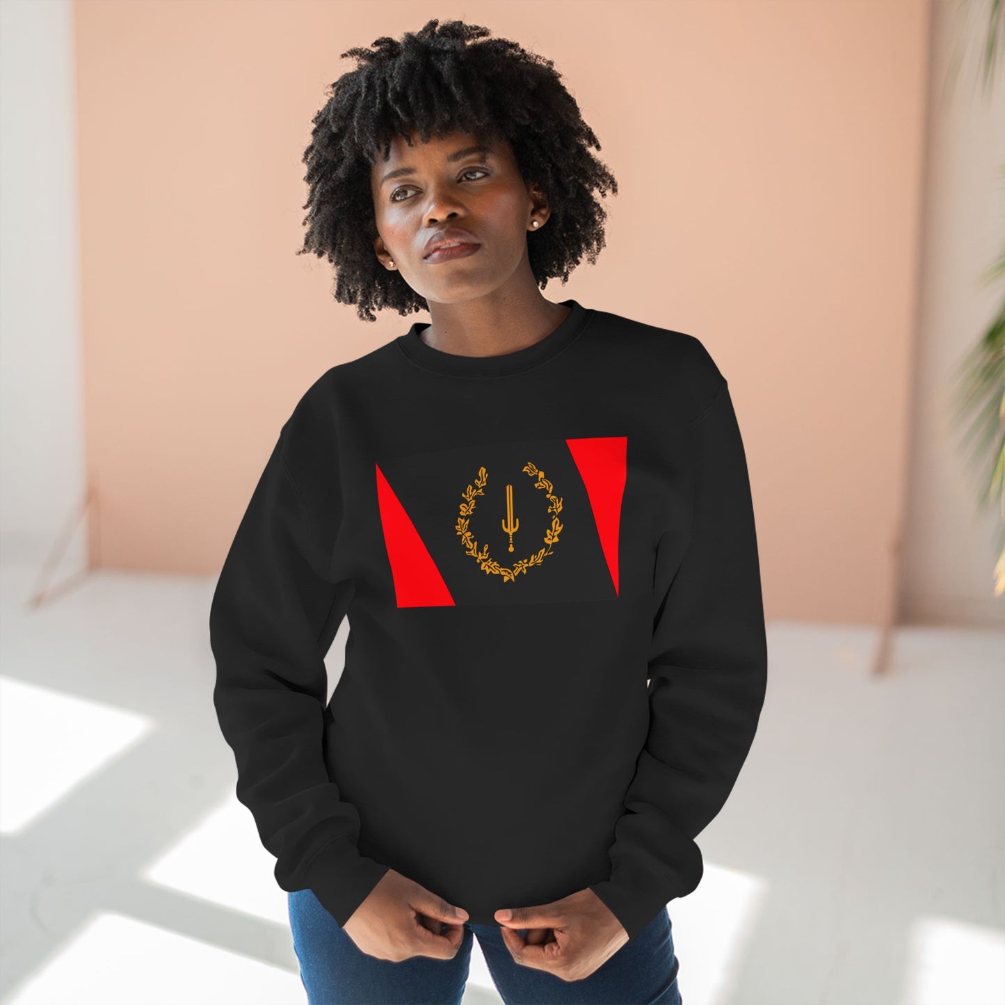 Black American Heritage Flag Classic Women's Sweatshirt - Black