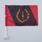 Black American Heritage Flag Double-Sided Car Flag