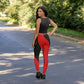 Black American Heritage Flag Classic Women's Leggings