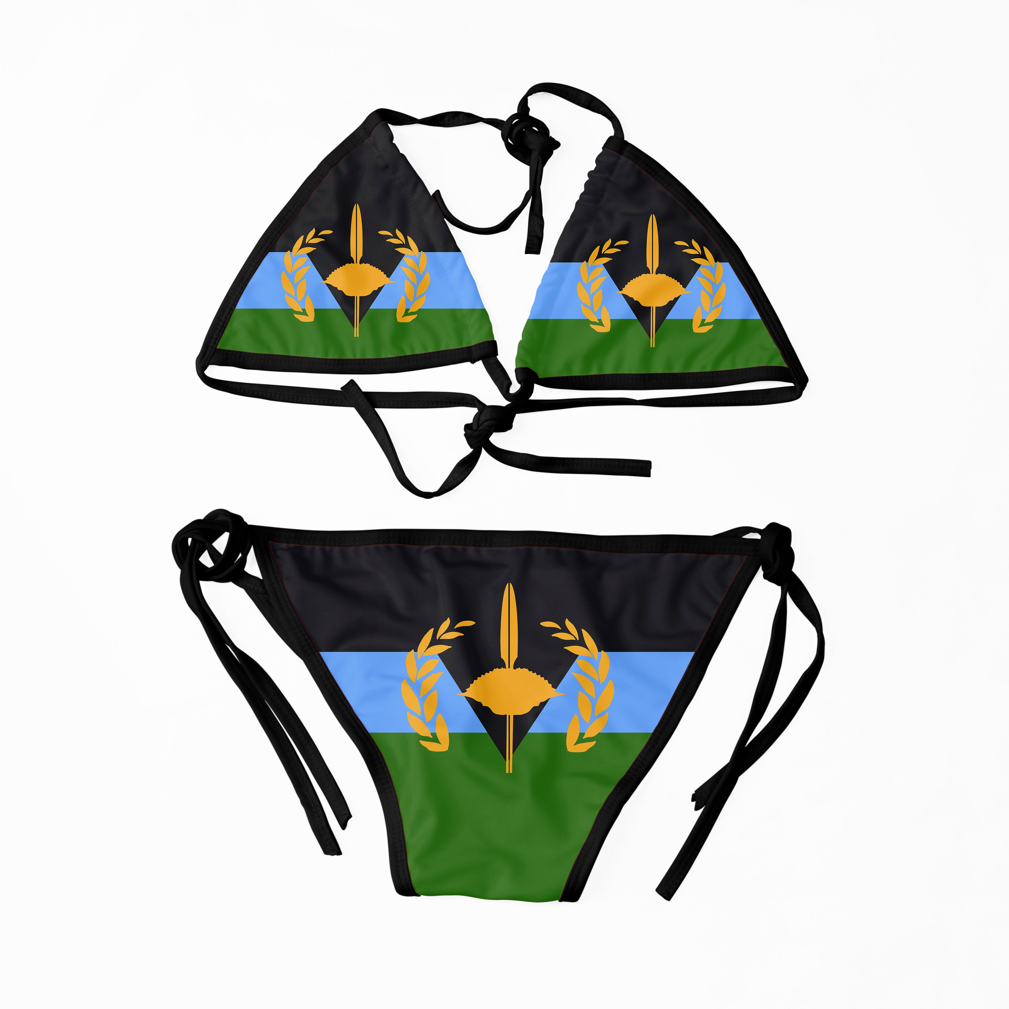 Gullah Geechee Flag Bikini Set