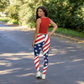 USA Flag Women's Leggings