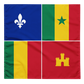 Louisiana Creole Flag Bandana