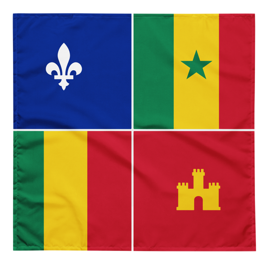 Louisiana Creole Flag Bandana
